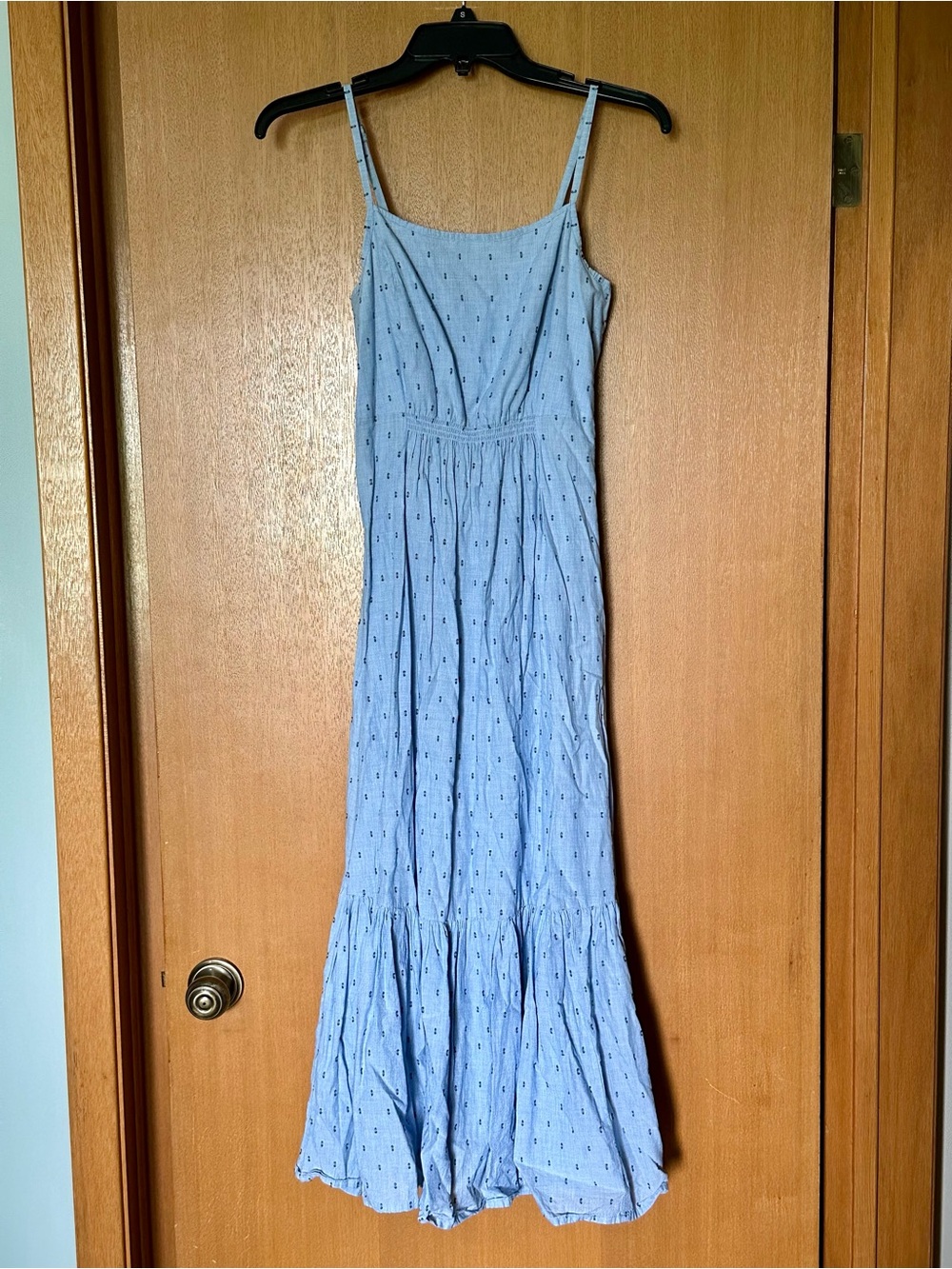 Joe Fresh Light Blue Spaghetti-Strap Maxi Dress